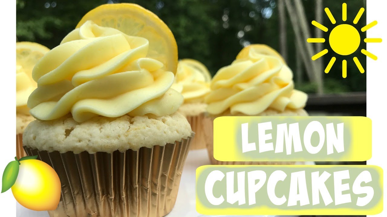 LEMON CUPCAKES || Lemon Cupcakes with Cream Cheese Frosting!