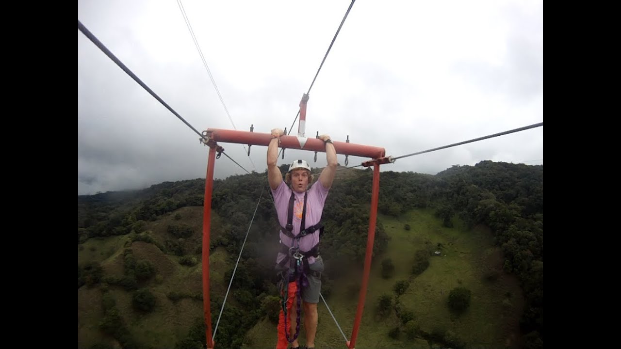 Cliff Hang Bungee Jump at Extremo Monteverde, Costa Rica
