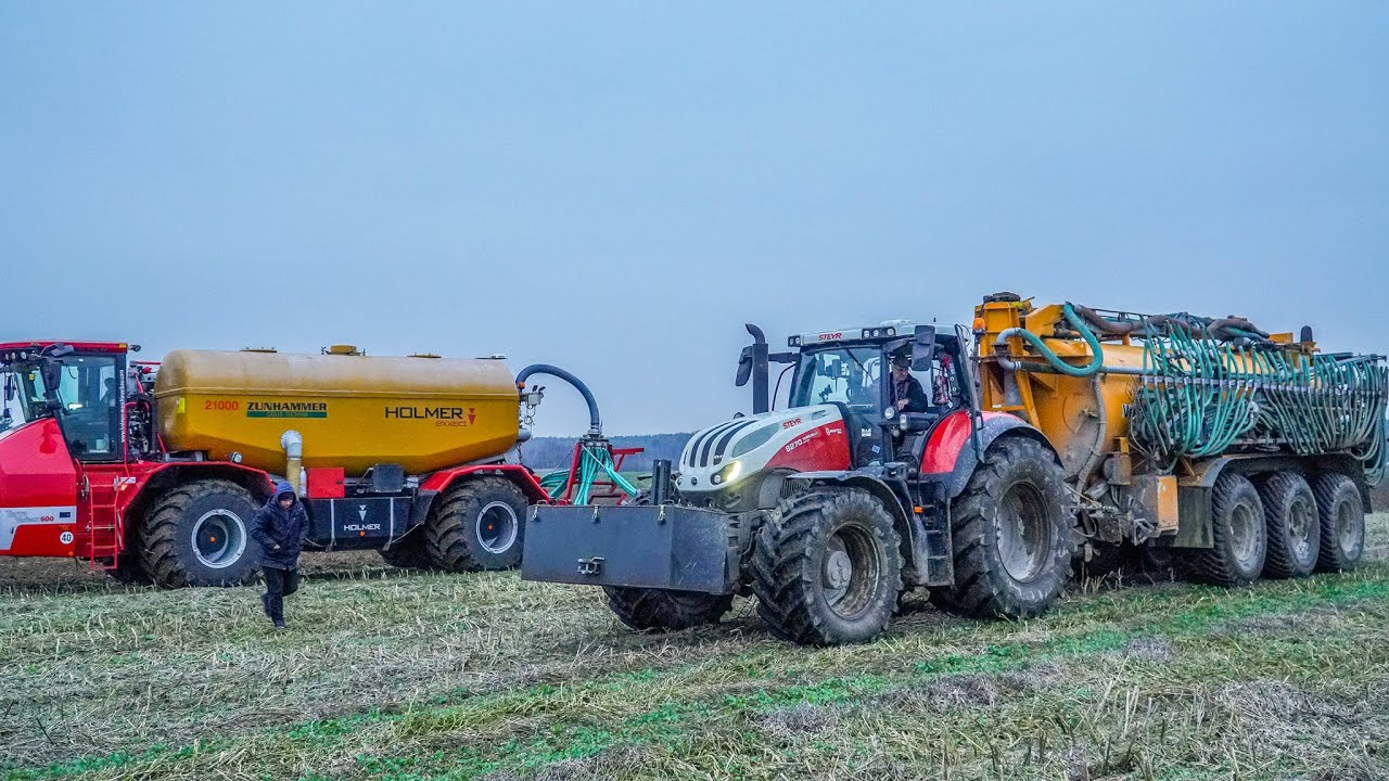 Rozlewanie Gnojowicy na Większą Skalę z Firmą EkoCultiv ☆ Holmer TerraVariant 600 ☆Steyr Terrus 6270