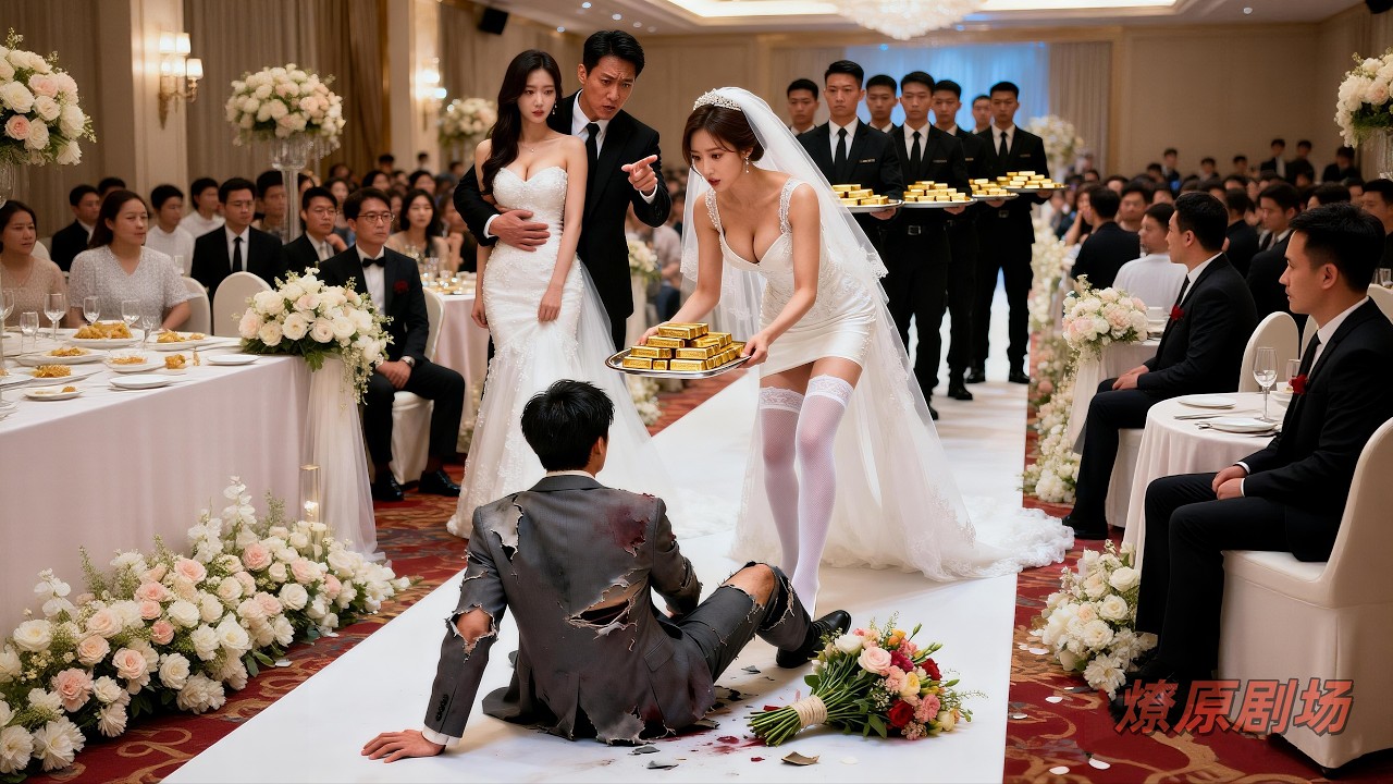 退婚？那我首富身份藏不住了！窮小夥婚禮被拜金未婚妻羞辱[窩囊]退婚，豈料他是首富之子低調求愛，轉頭繼承萬億家產與美女總裁聯姻，前妻腸子悔青把眼淚哭幹#退婚乞丐變首富