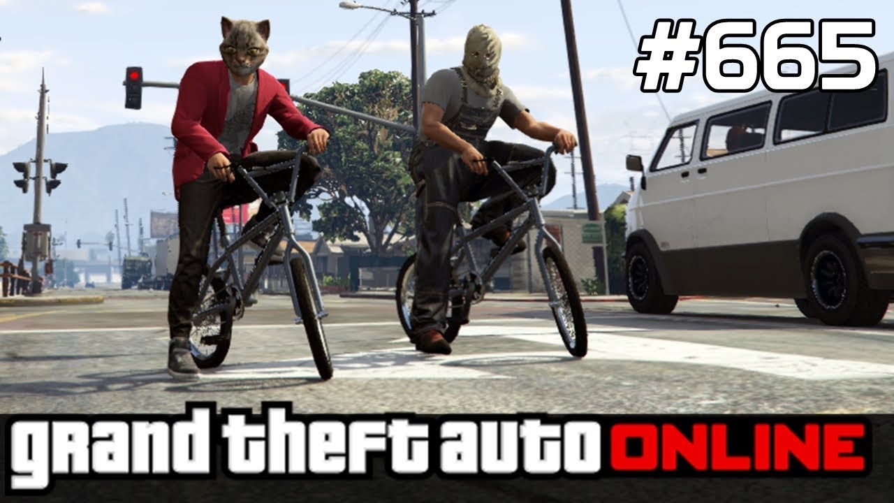 GTA 5 PC Online Po Polsku [#665] Skoczne ROWERKI /z Bertbert