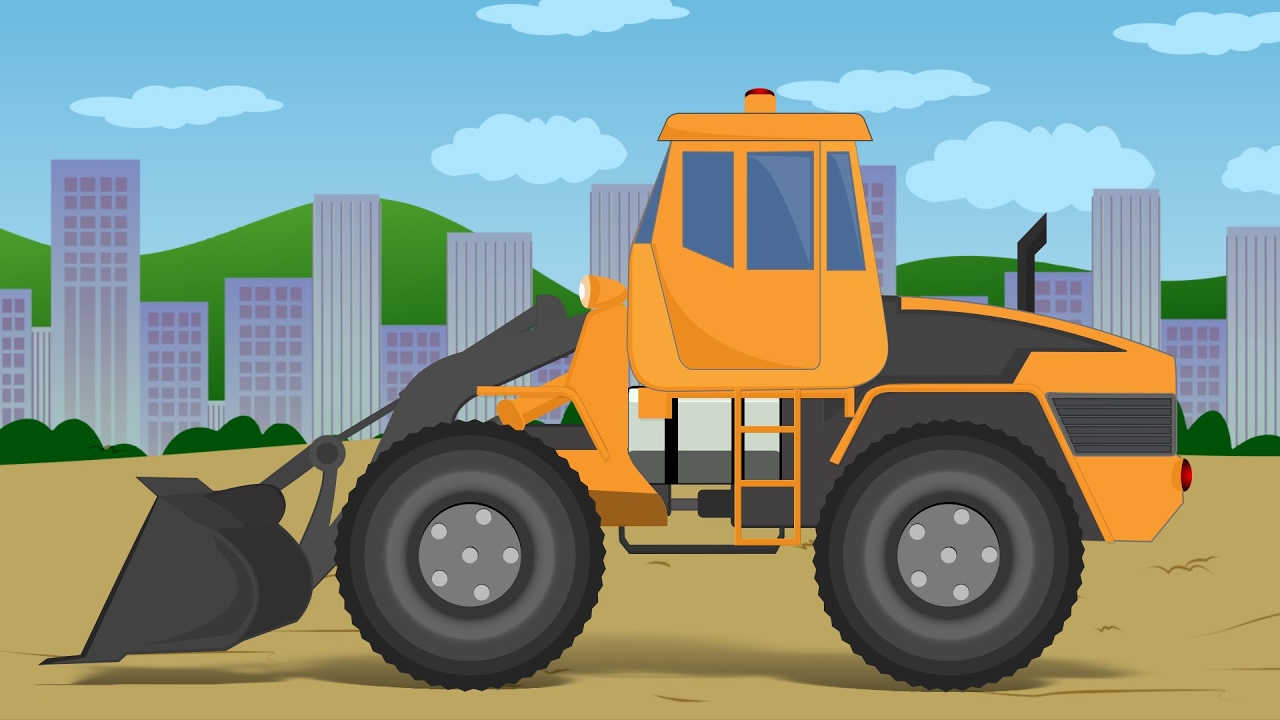 Bulldozer | Construction Vehicles For Children | Road Construction For Kids