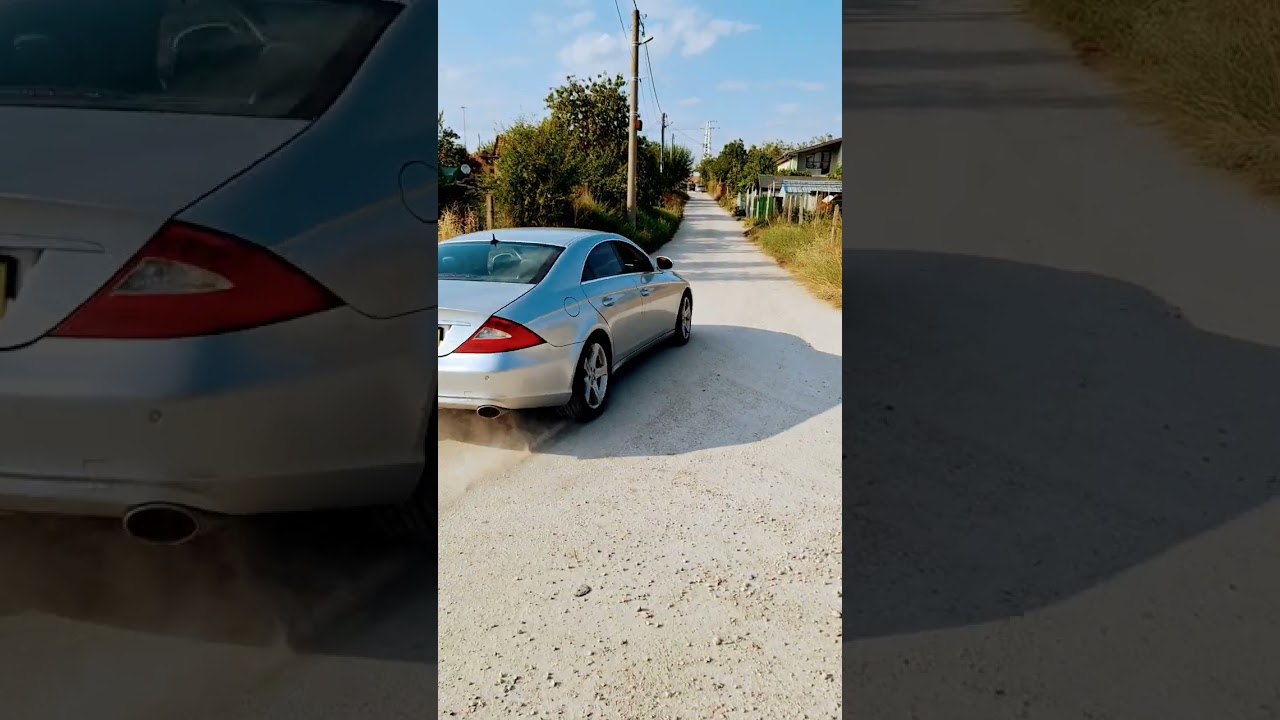 Mercedes CLS 500 brutal exhaust sound