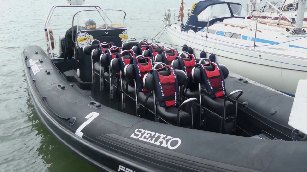 Short speed-boat (rib-boat) trip by Naantali, Finland