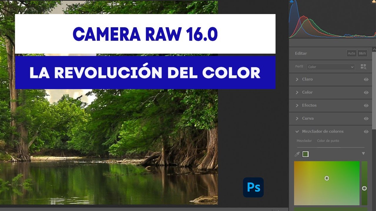 Novedad: Camera Raw 16.0, la revolución del color.