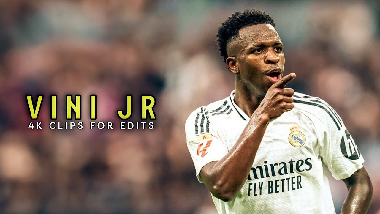 Vinicius Jr 4K Clips For Edits &bull; Free Scene Pack + Celebrations No Watermark 2160p | D74 Edits 2.0