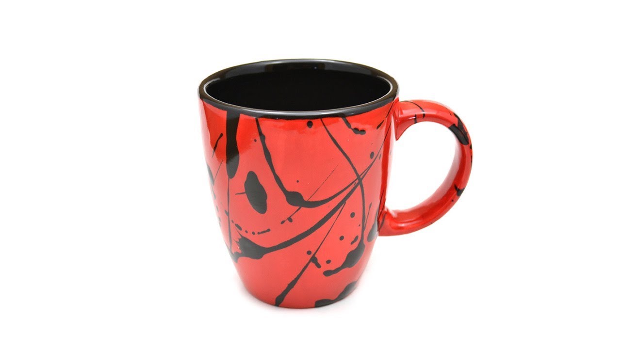 How to Paint Pottery with the Splatter Technique