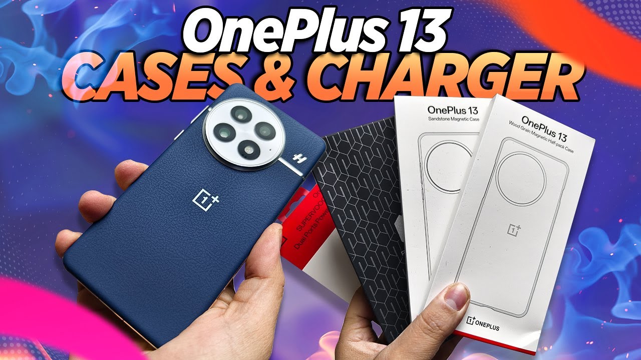 OnePlus 13 Original Cases & 100W SuperVooc Charger & Poetic Rugged Cases (Moft, Anker)