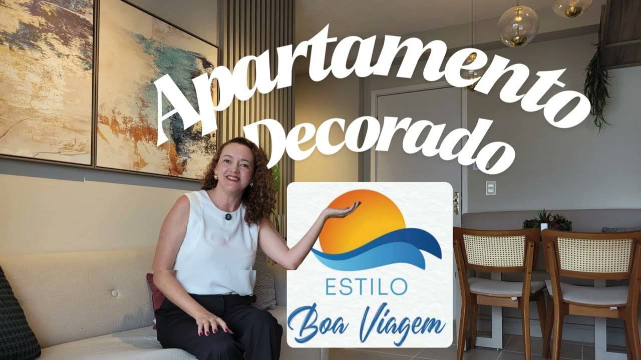 Tour pelo Apartamento Decorado I Estilo Boa Viagem | Entrega Fev/2027  I 2 Quartos e 3 Quartos