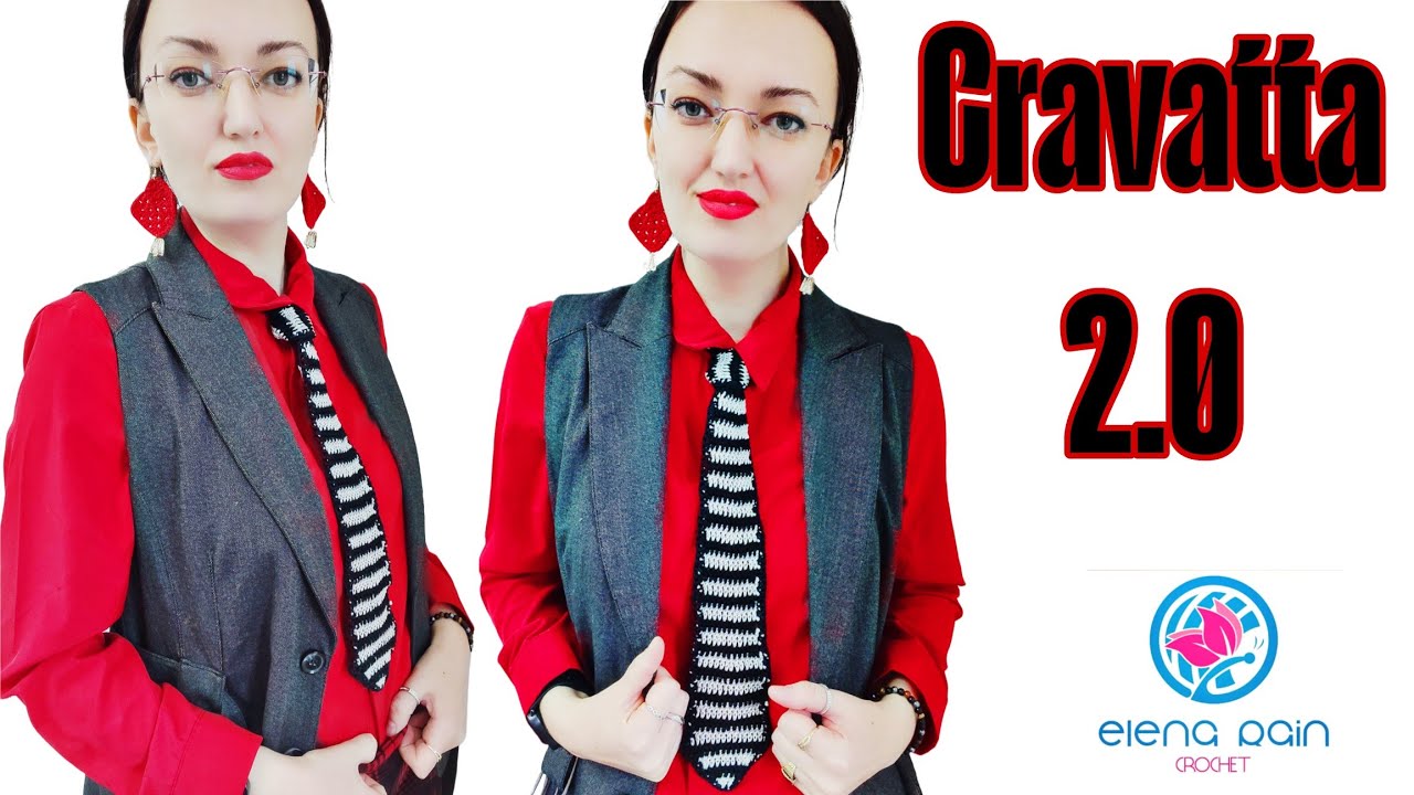 Cravatta 2.0 - Tutorial uncinetto divertente 