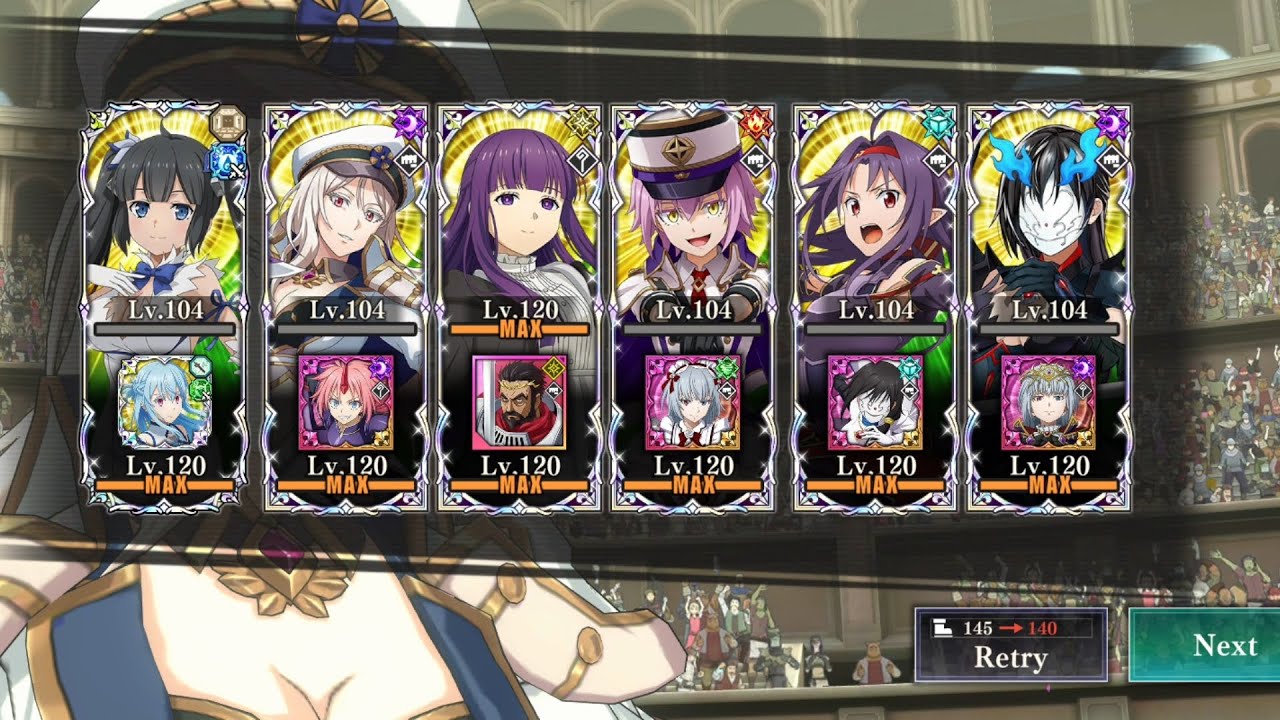 Jubilee normal battle 1,max damage score