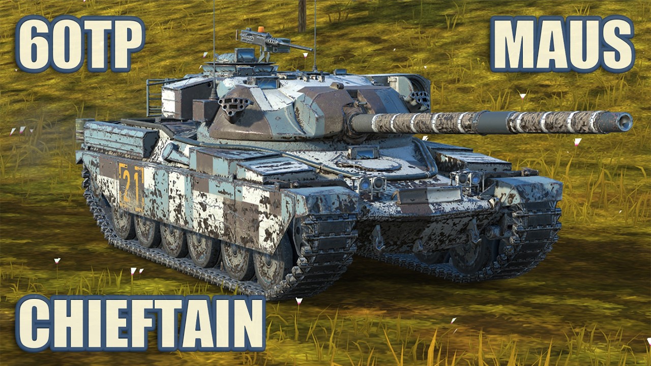 Chieftain Mk. 6 & 60TP & MAUS &bull; WoT Blitz Gameplay