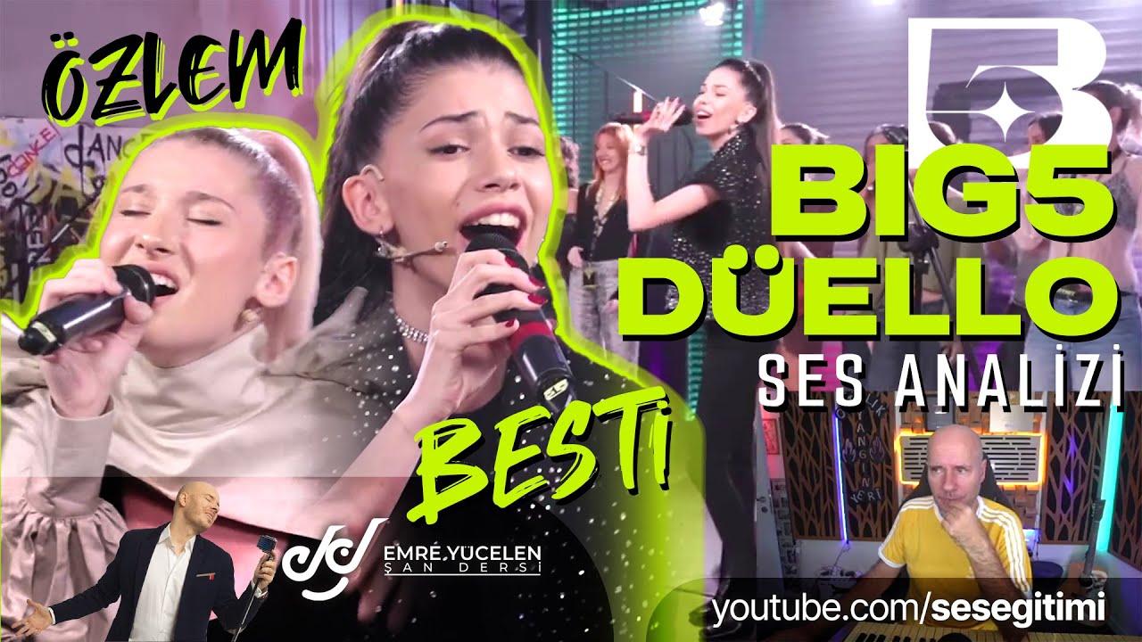 Big5'ın Düello Sesleri Besti ve Özlem (Facia) Ses Analizi