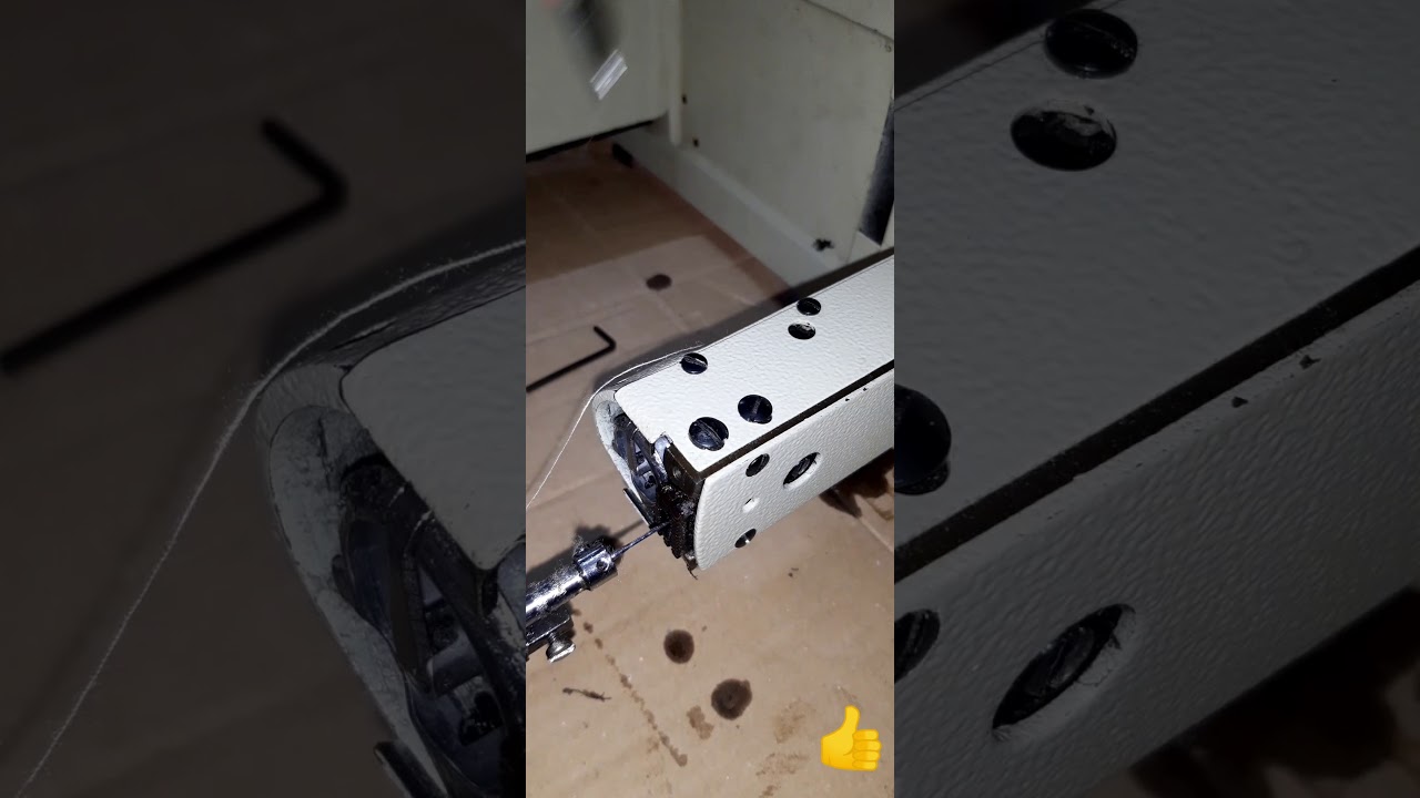 Reparación de maquina de coser poste 1aguja