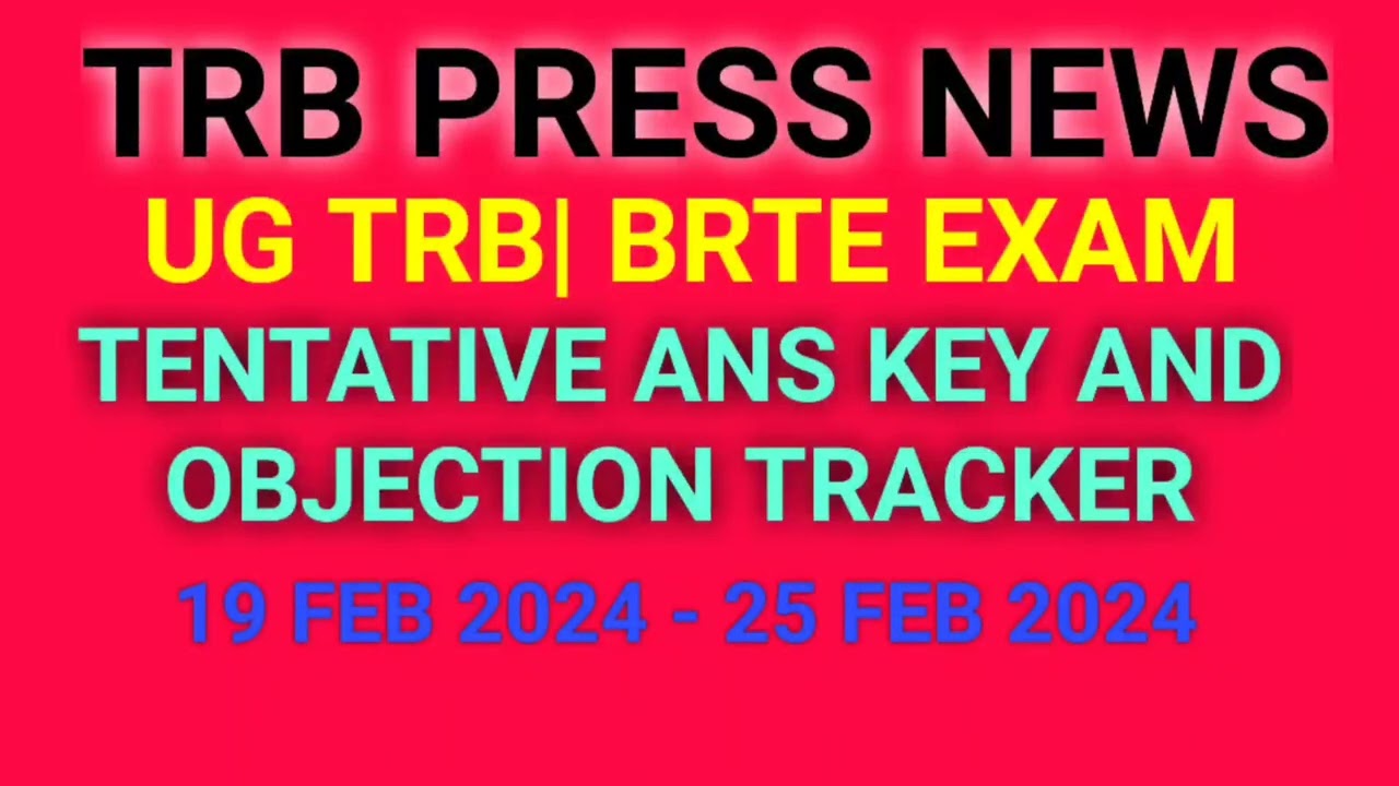 TRB LATEST NEWS 2024