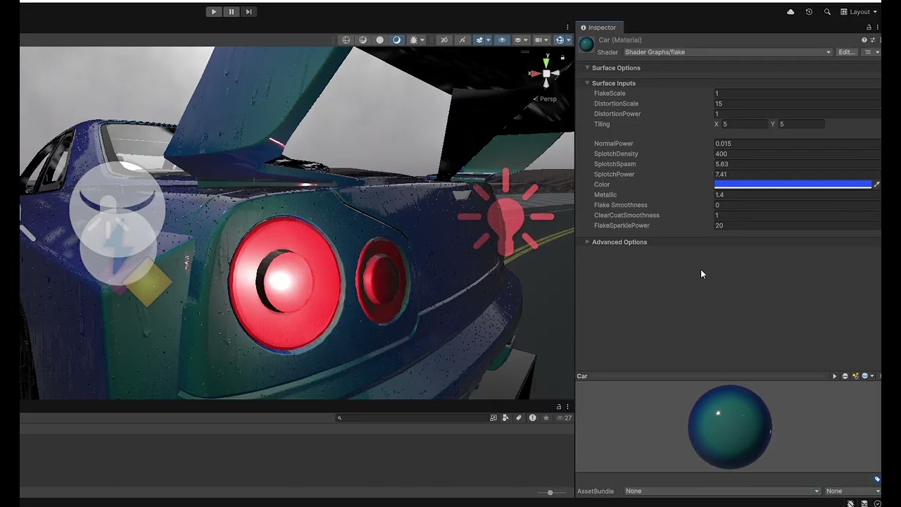 developing rain and paint shaders?(unity game engine)