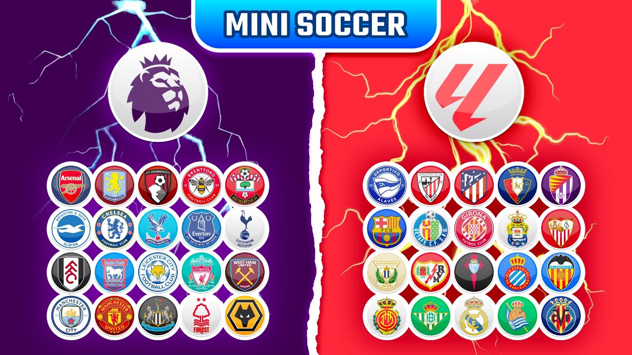 Премьер-лига встречается с Ла Лигой! Начало соперничества Marble Mini Soccer