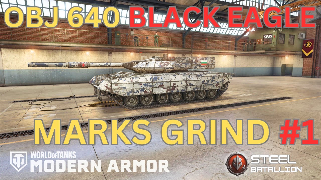 Obj 640 BLACK EAGLE Marks Grind - World of Tanks Modern Armour Live Gameplay #wotgameplay