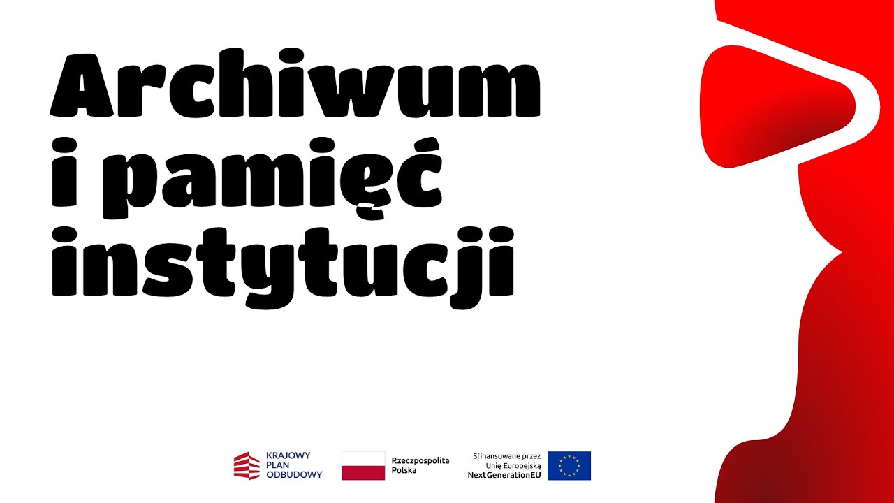 🔴 LIVE | Archiwum i pamięć instytucji | Cyfrowy Kongres Sukcesji