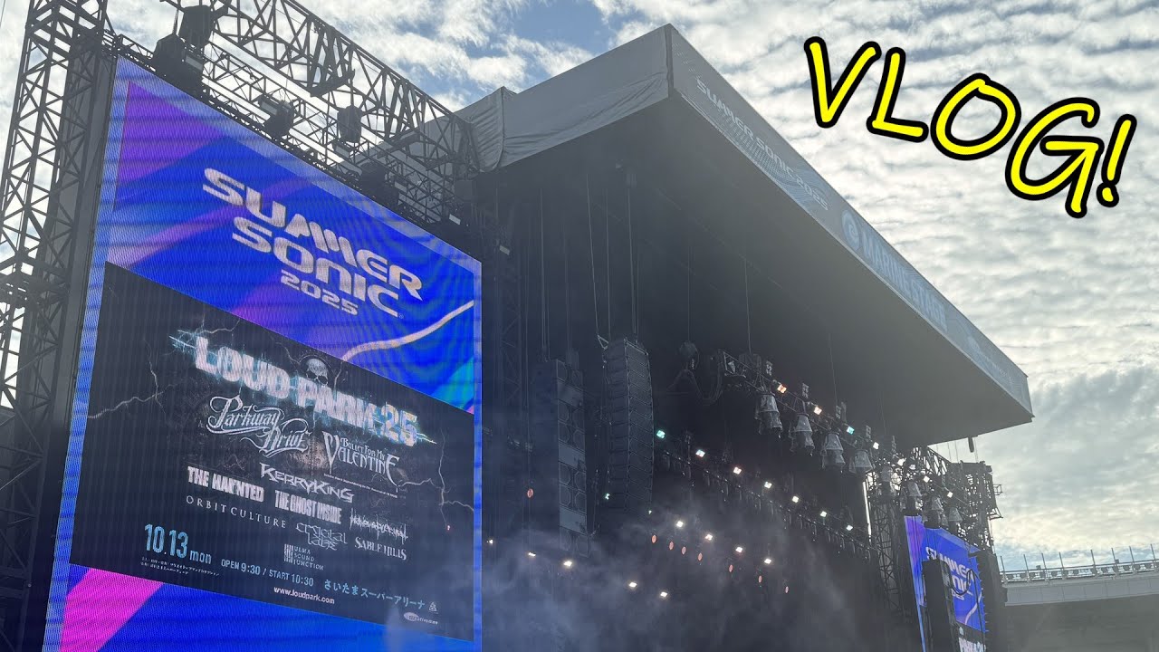 Vlog Summer Sonic Festival 2025 Tokyo