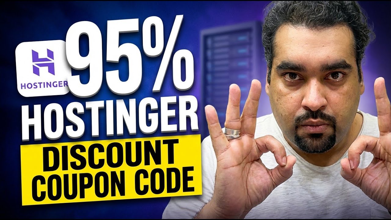 Hostinger Discount Coupon Code 2026 - 🔥 Get Up to 95% OFF Hosting (Full Tutorial + Secret Coupon)