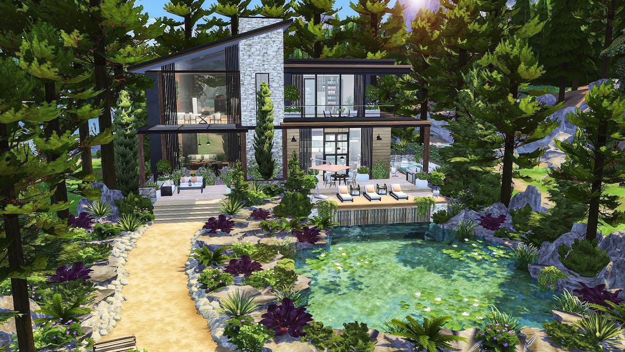 Granite Falls Cabin | No CC | The Sims 4 | Stop Motion