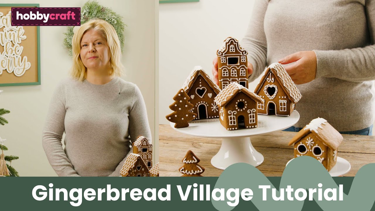 Как сделать пряничную деревню | Hobbycraft