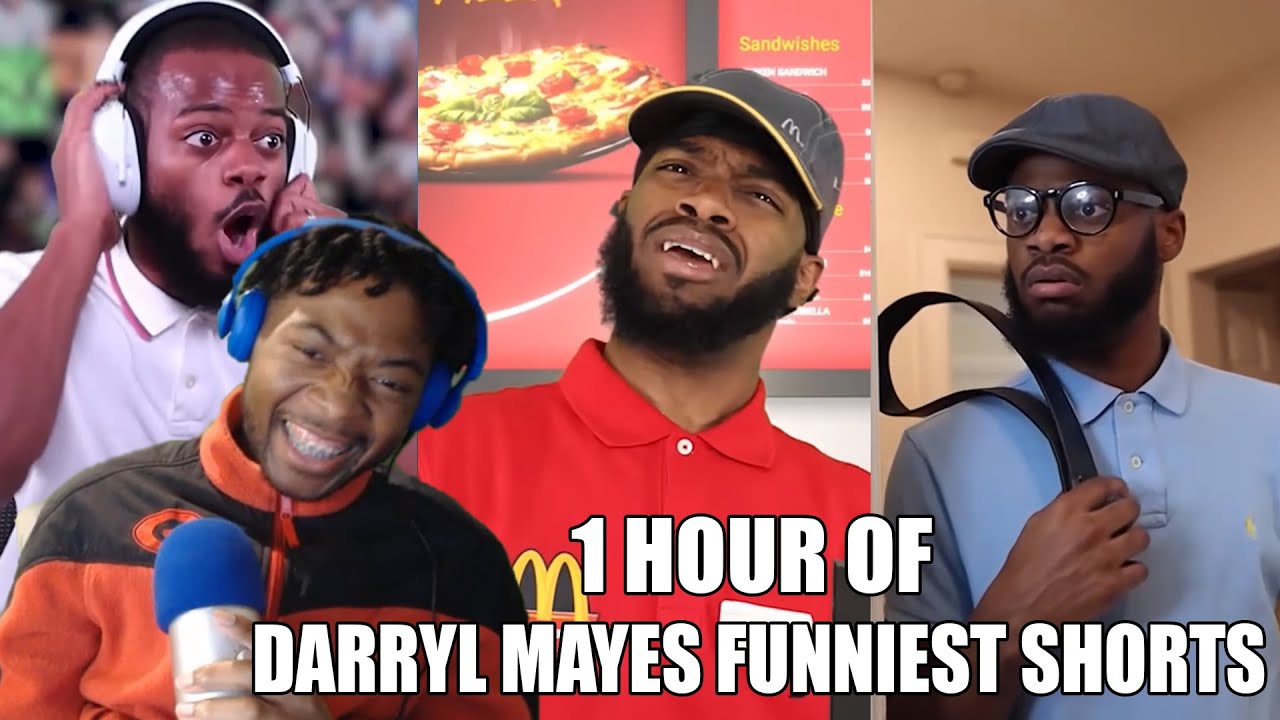 1 HOUR OF DARRYL MAYES FUNNIEST #SHORTS | BRYDELL COCKY REACTS TO #viral #funny