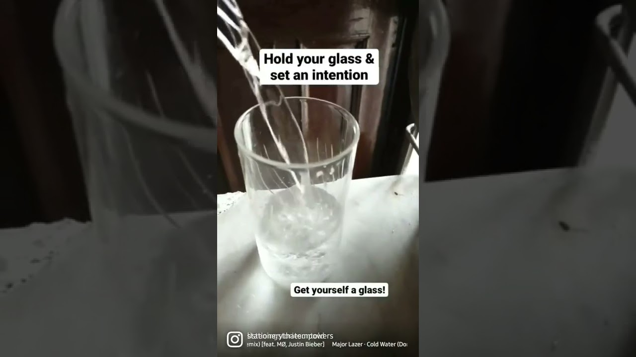 How to manifest with water. #watermanifestation #watermanifestationtechnique