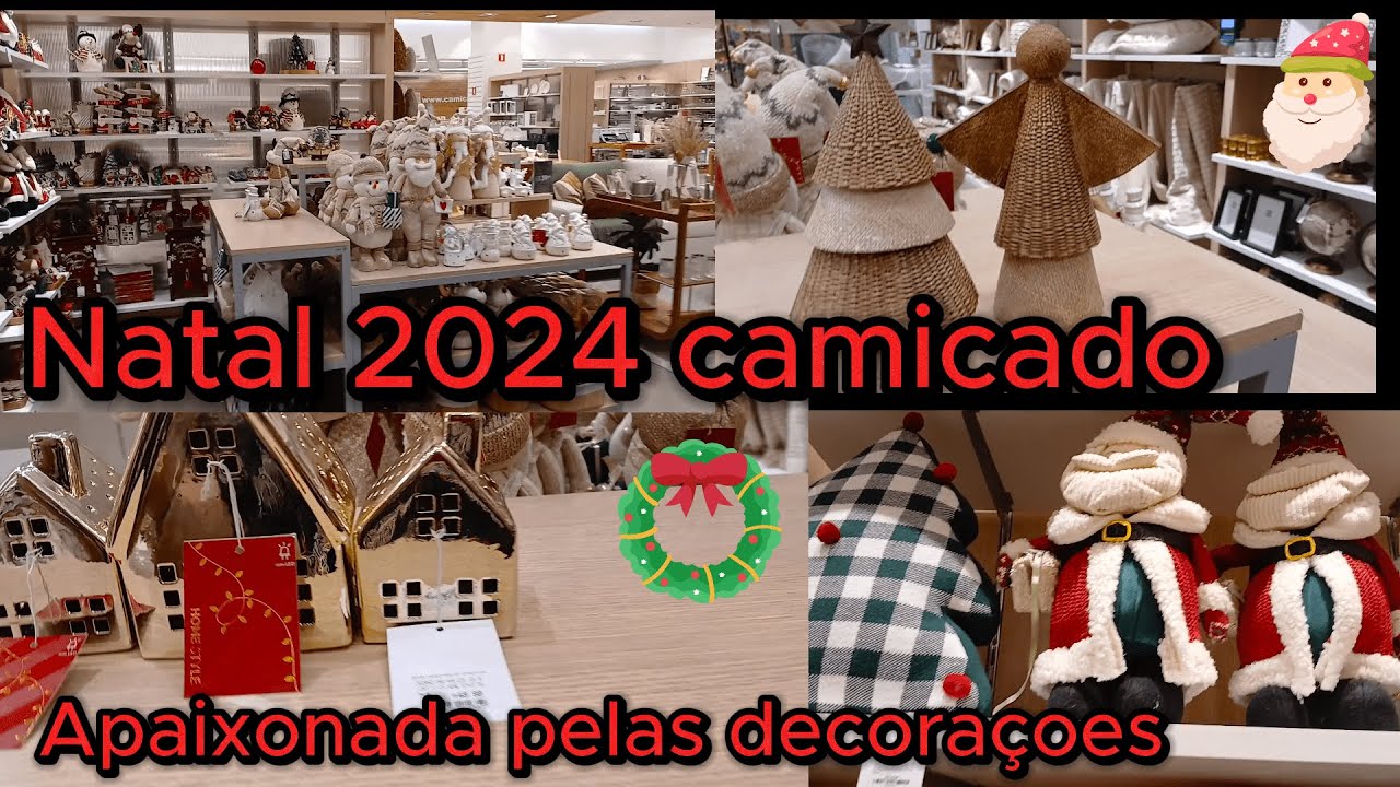 Natal 2024 loja camicado lindas decoraçoes apaixonada.