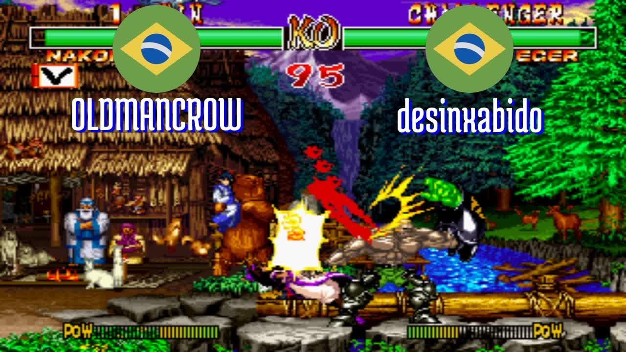 FT5 @samsho2: OLDMANCROW (BR) vs desinxabido (BR) [Samurai Shodown II Fightcade] Nov 10