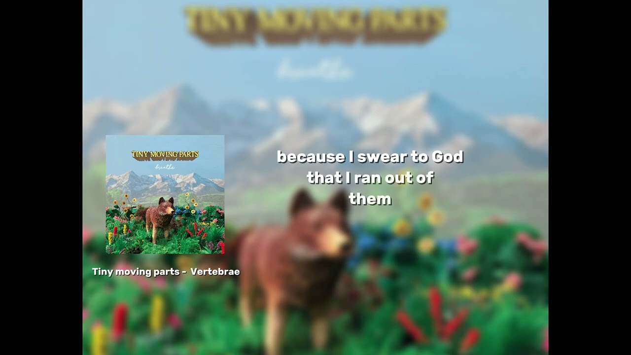 Tiny Moving Parts - vertebrae (Karaoke)