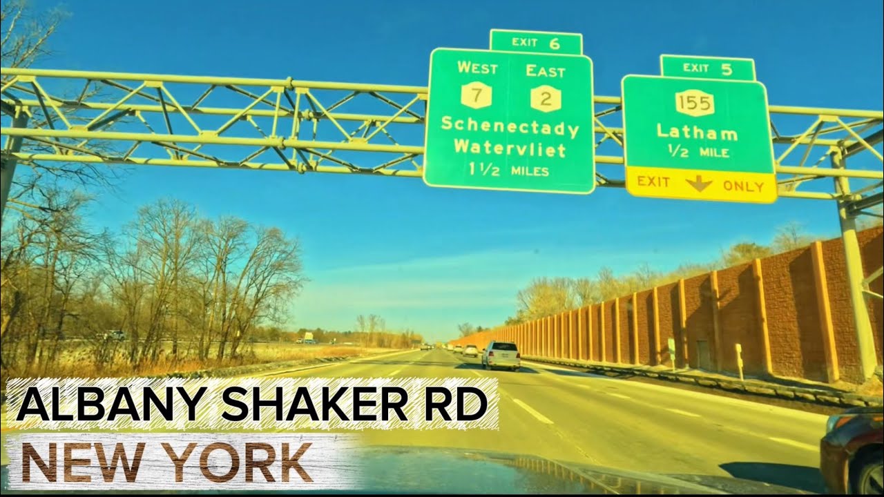 A short tour drive around Albany shaker rd, New York 