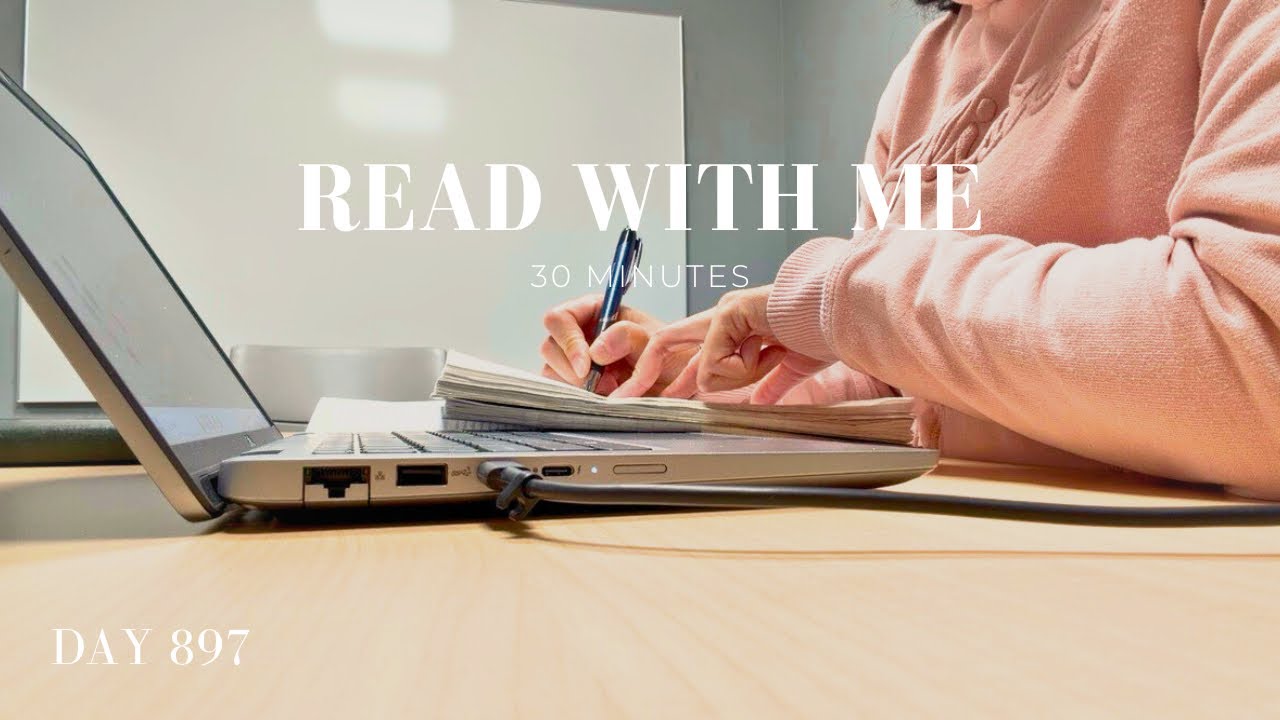 Study With Me 📚 30 Minute Focus Session | Quiet Classroom Reading & Notes | No Music | Day 897