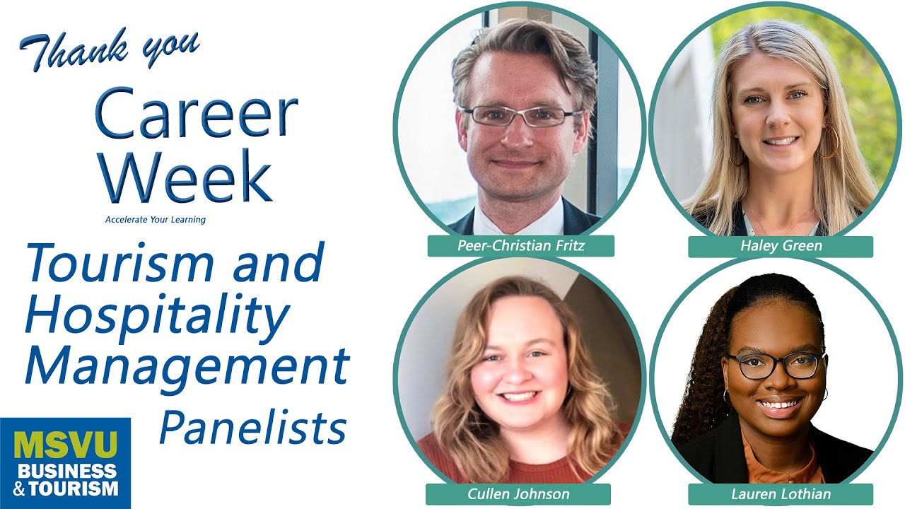 Tourism & Hospitality Management Career Week panel - Winter 2025