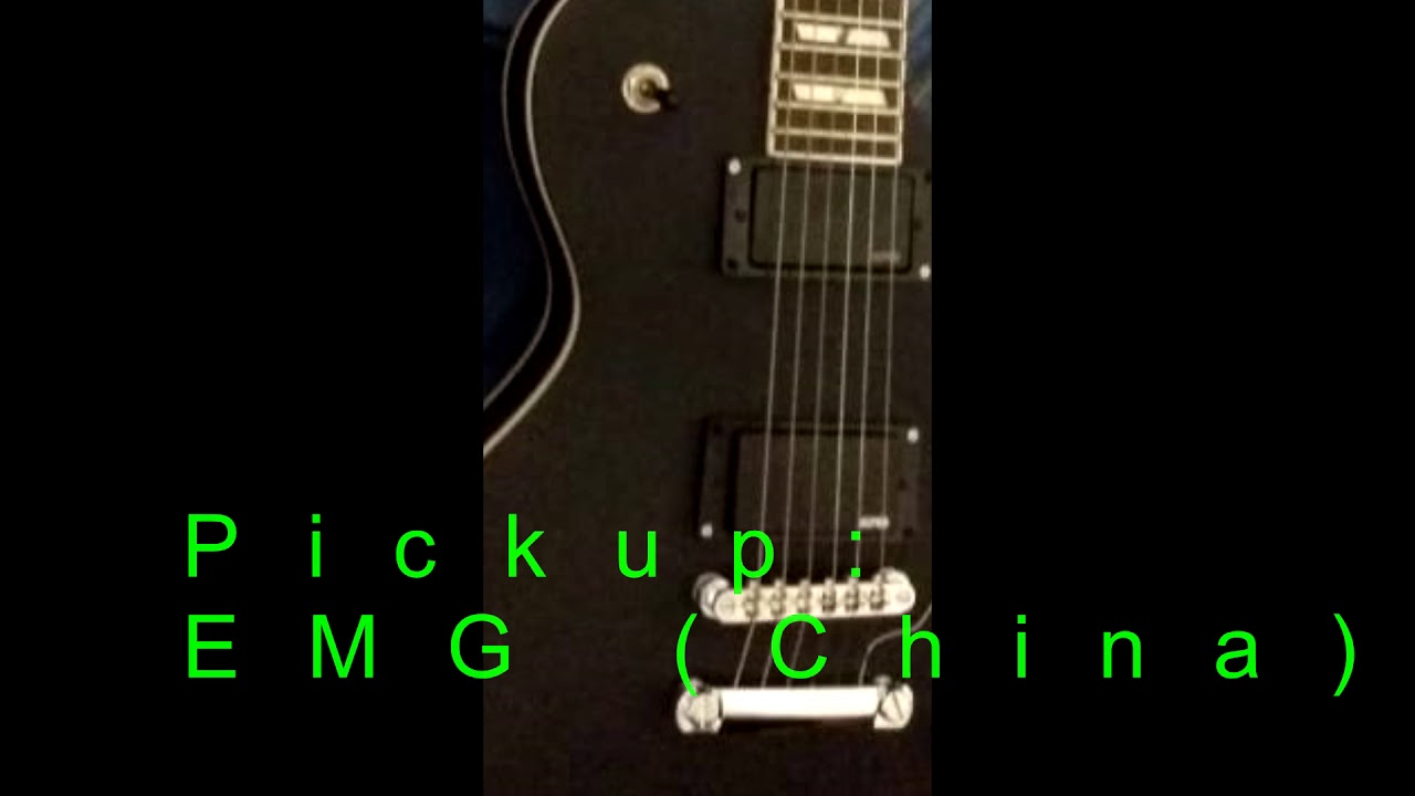 Epiphone (STOCK) Alnico Classic vs EMG 81 (China)
