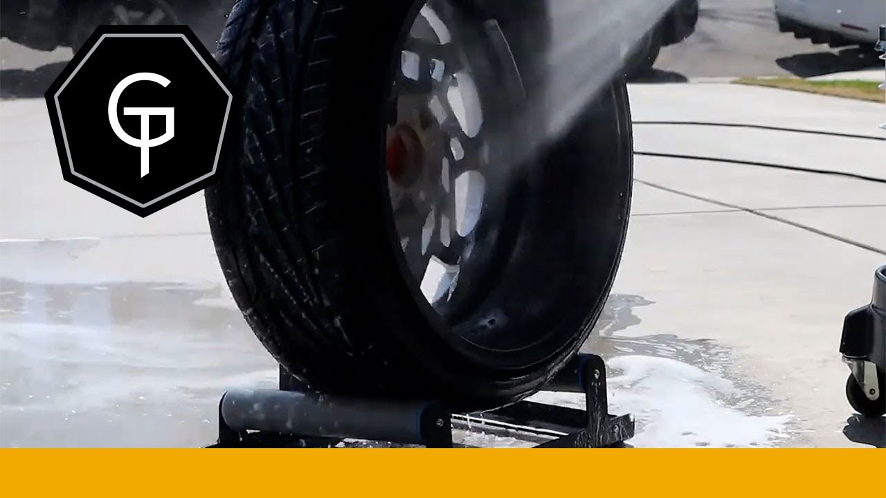 Wheel detailing on POKA PREMIUM Wheel Stand