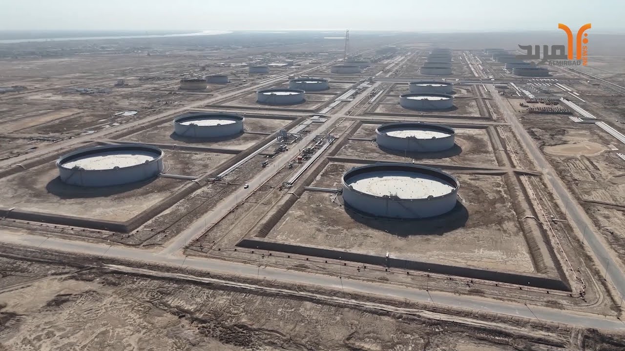 خزانات نفط عملاقة تصنع بأيادي شركة ابن ماجد العراقية #المربد