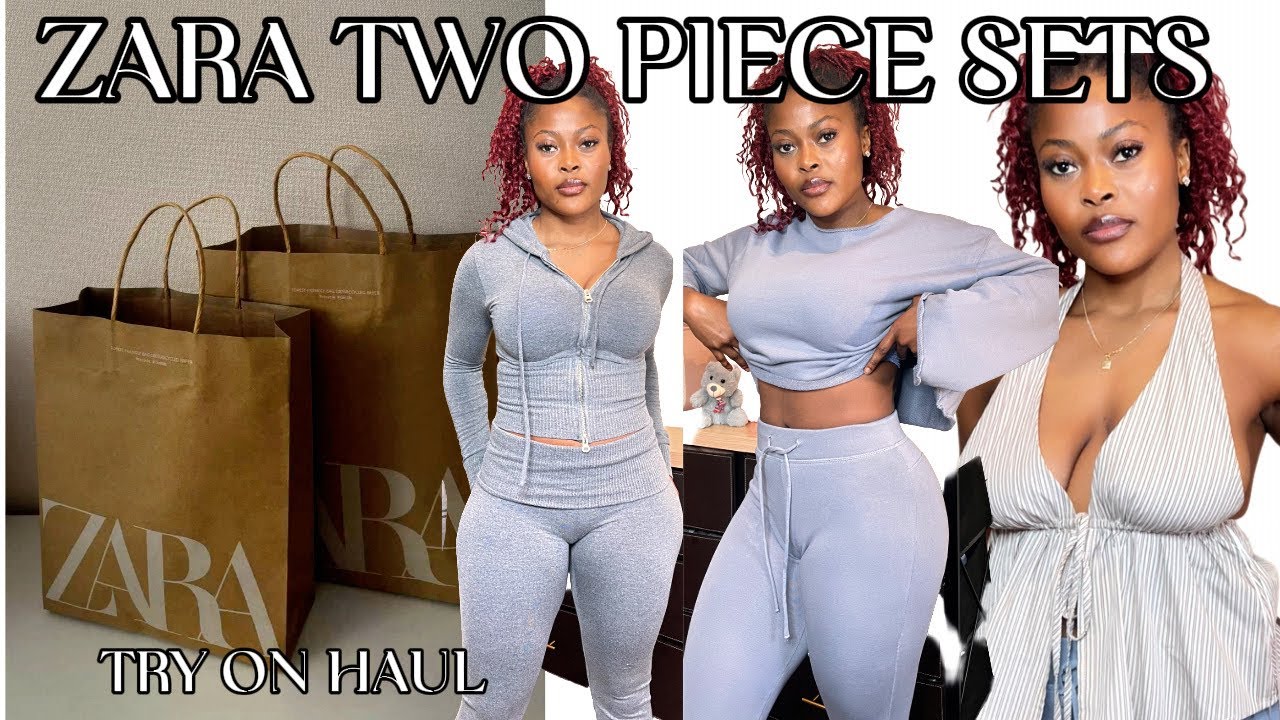 ZARA TRY ON HAUL | VIRAL TWO PIECE SETS | TALL GIRL FRIENDLY FLARE PANTS