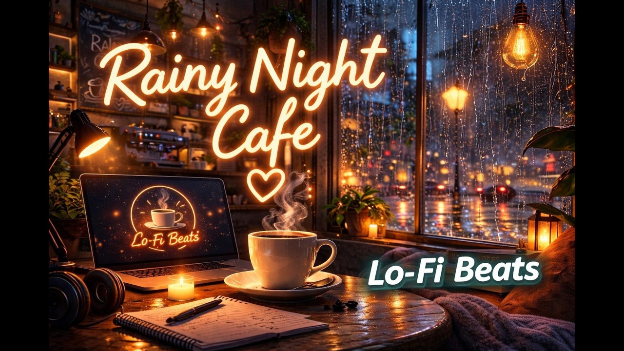 Rainy Window LoFi 🌧️ 2 Hours – Cozy Study & Work Music