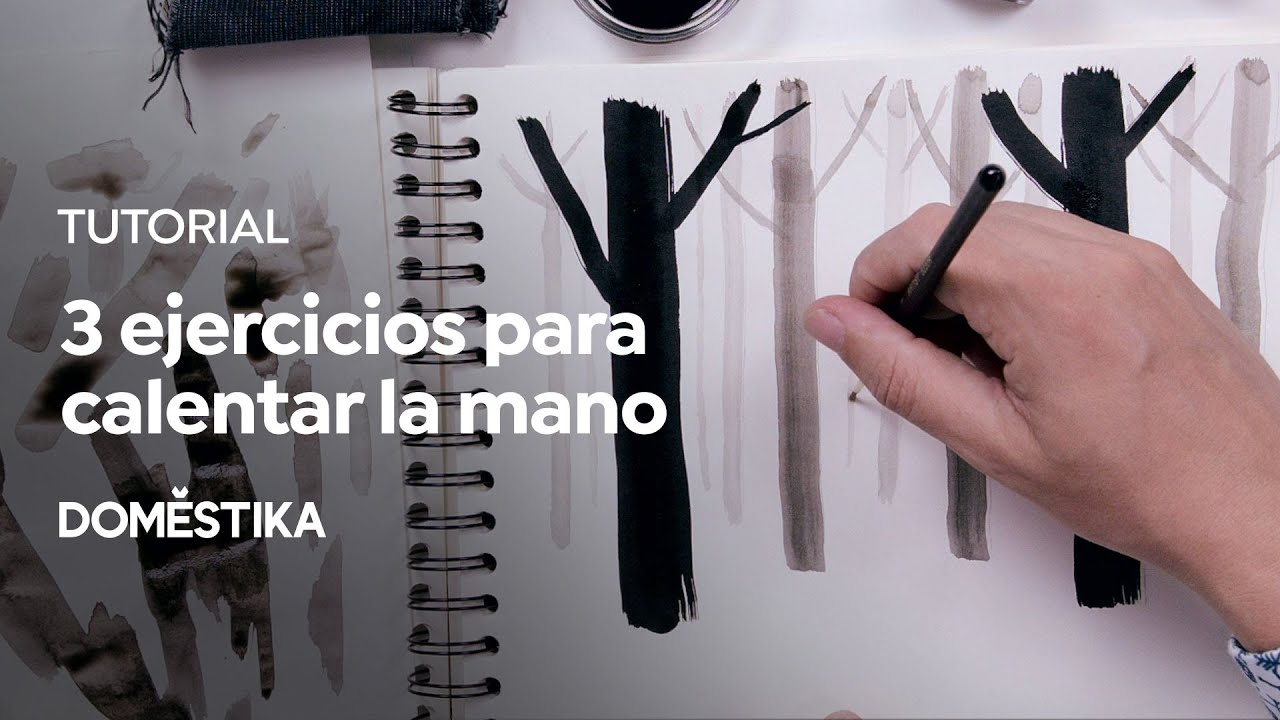 TUTORIAL Ilustración | 3 Ejercicios para Calentar la Mano | Puño | Domestika