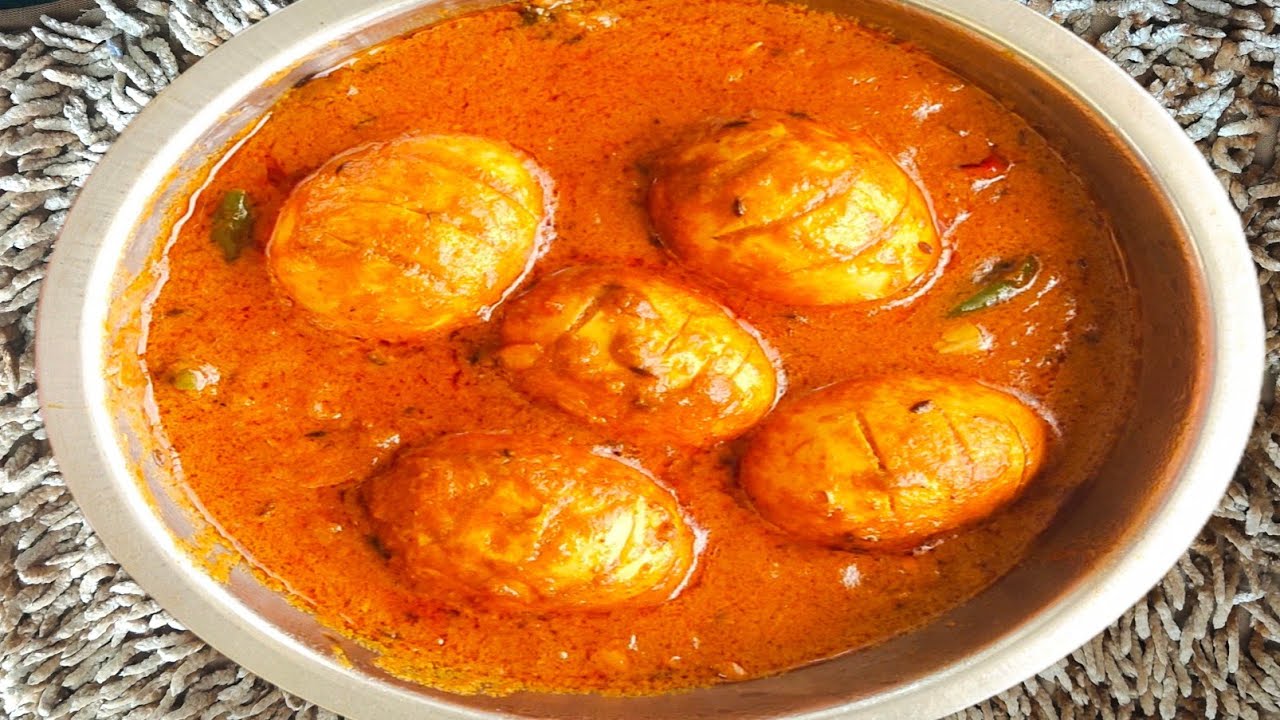 ডিমের মালাই কারি রেসিপি। Egg Malai curry Recipe.