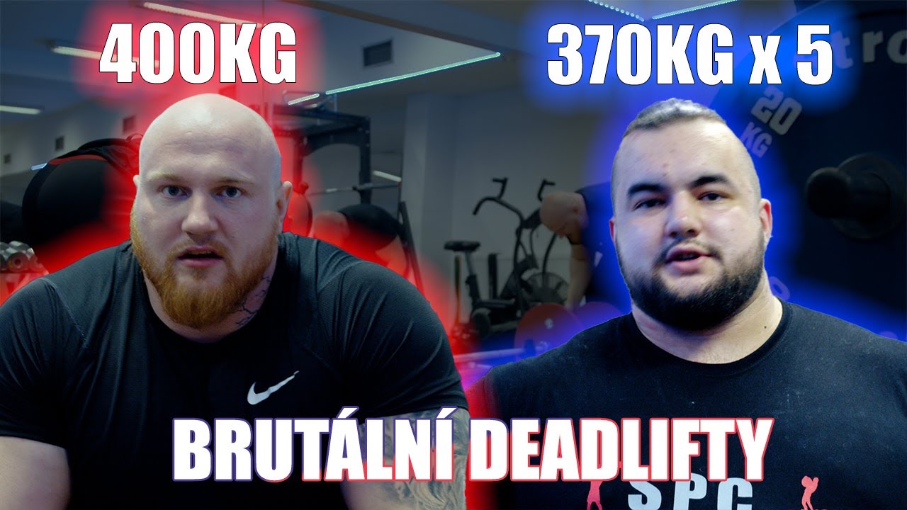 Deadlift 400kg + 370kg 5x Fojtů x Jiruše