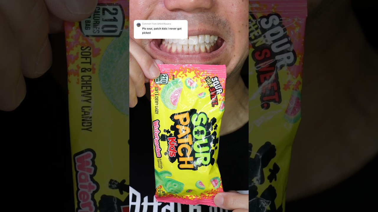 SOUR PATCH KIDS ASMR 🍉