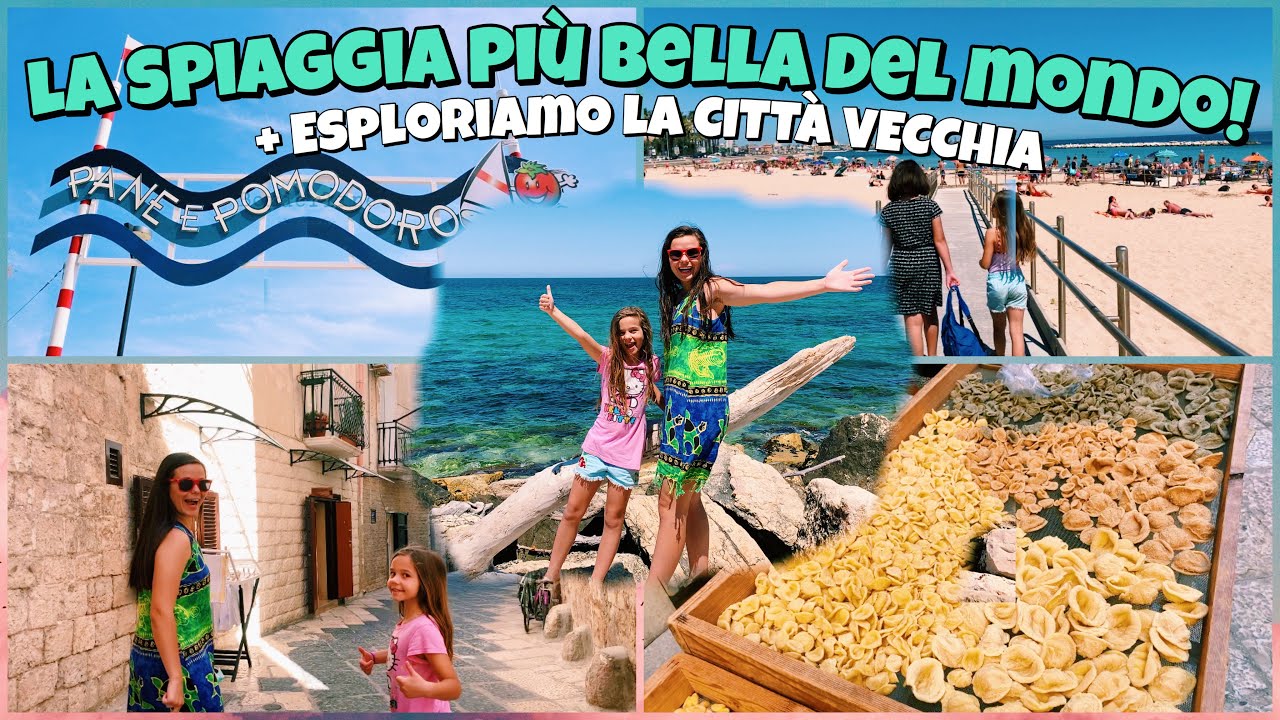 LA SPIAGGIA PIÙ BELLA DEL MONDO + ESPLORIAMO BARI VECCHIA!!!  WORLD’S MOST BEAUTIFUL BEACH ITALY