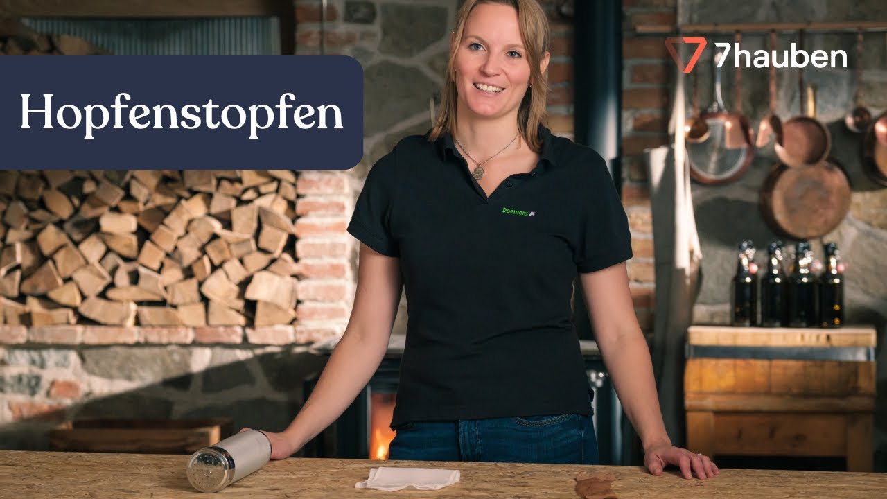 So geht Hopfenstopfen | Bierbraukurs mit Marlene Speck | 7hauben