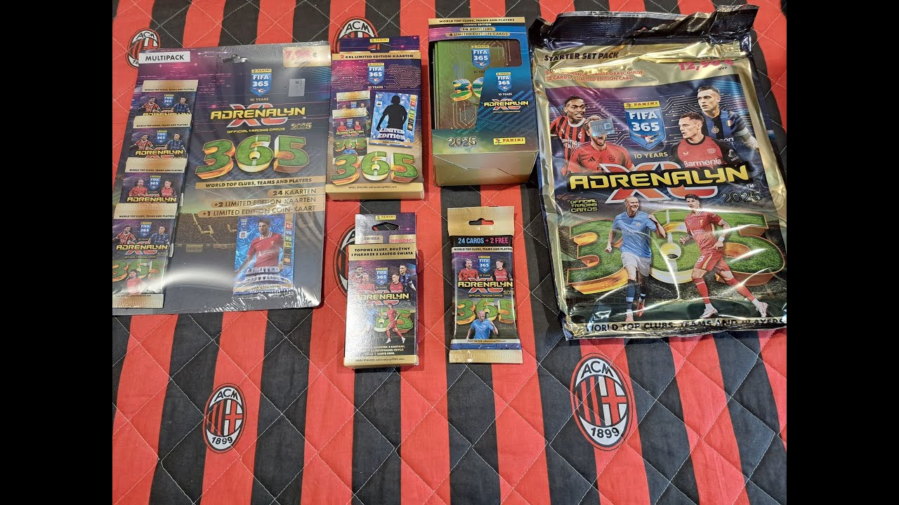 FIFA 365 2025 - 6 PRODUKTÓW - PUSZKA + STARTERPACK + MULTIPACK + ECO PACK + FAT PACK + BLISTER XXL!!