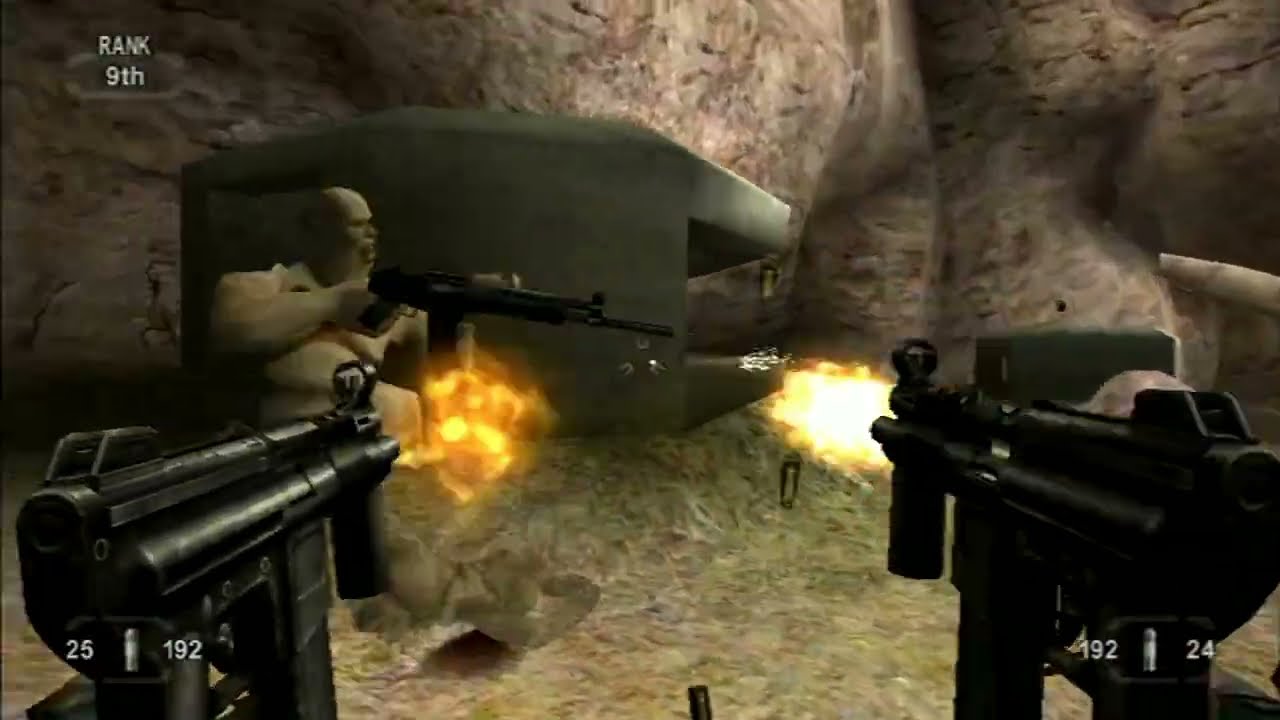 TimeSplitters: Future Perfect (Xbox) - Deathmatch on Training Ground