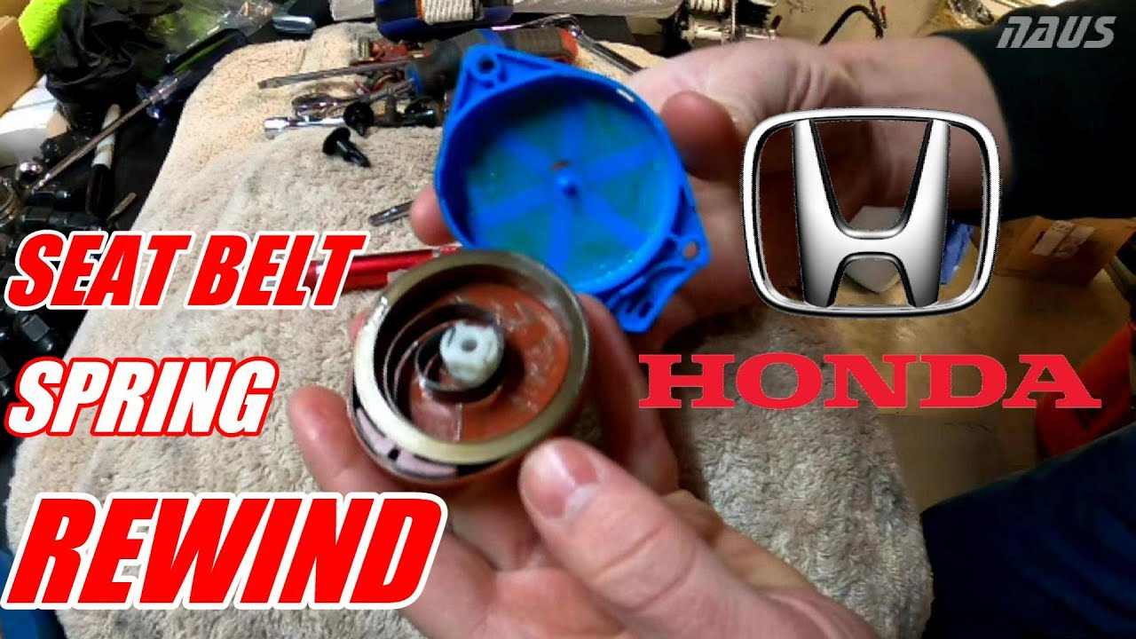 How to Rewind A Honda Seat Belt Spring
