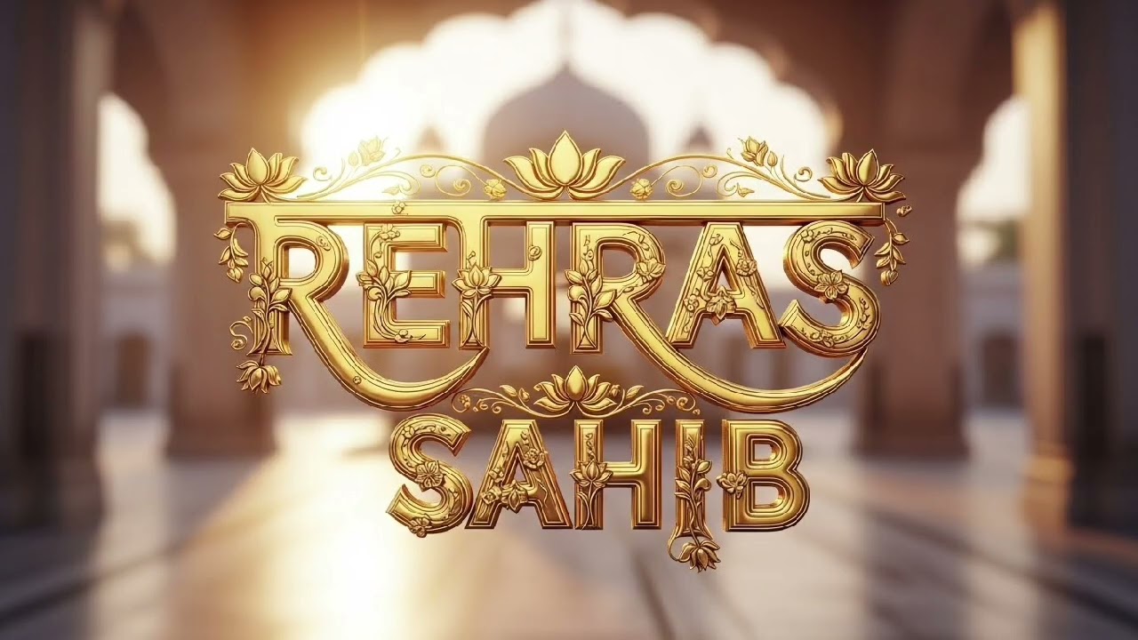  ਸਤਿਗੁਰ ਪ੍ਰਸਾਦਿ ਰਹਿਰਾਸ ਸਾਹਿਬ ਪਾਠ ਸ਼ਾਮ ਦੀ ਬਾਣੀ  ਮਨ ਨੂੰ ਸ਼ਾਂਤੀਵਾਹਿਗੁਰੂ ਜੀ ਕਾ ਖਾਲਸਾ ਵਾਹਿਗੁਰੂ ਜੀ ਕੀ ਫਤਹਿ